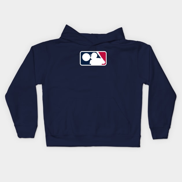 Baseball and bubble gum Kids Hoodie by Game Used Gum